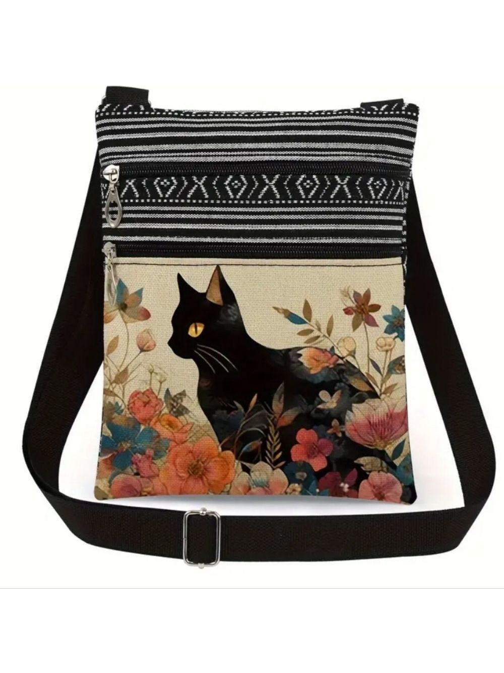 CAT Crossbody Bohemian Style Colorful Bag